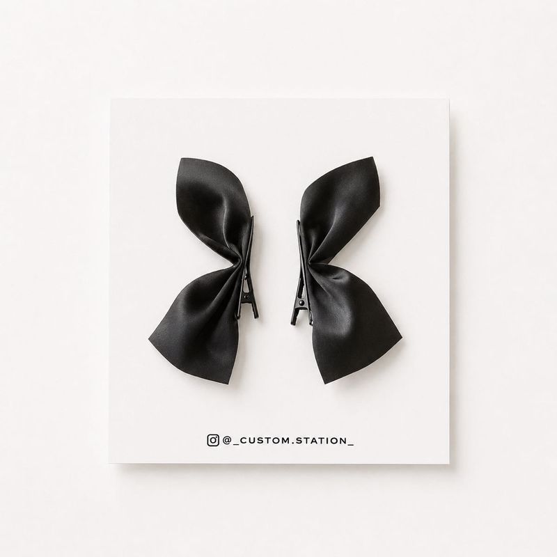 Bowknot Side Hair Clips