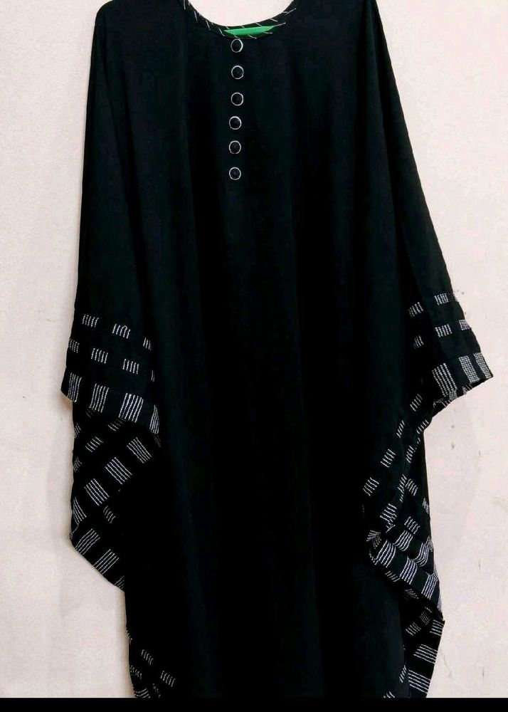 🥳🎉 free nose piece and stall  Black Kaftan