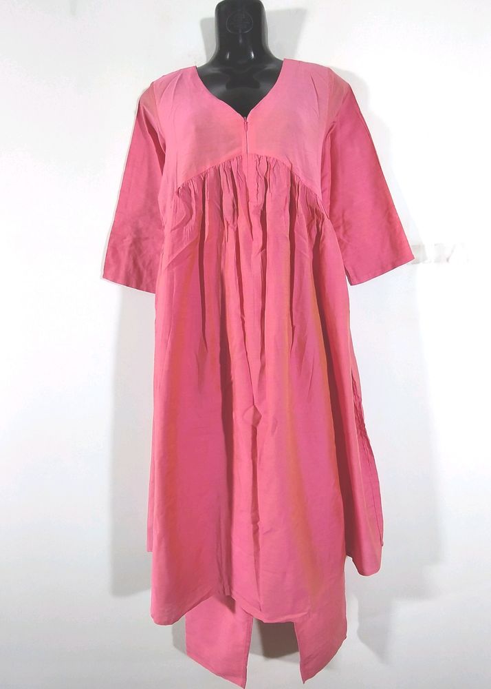 Pink Shade Maternity Kurta Set (Women's)