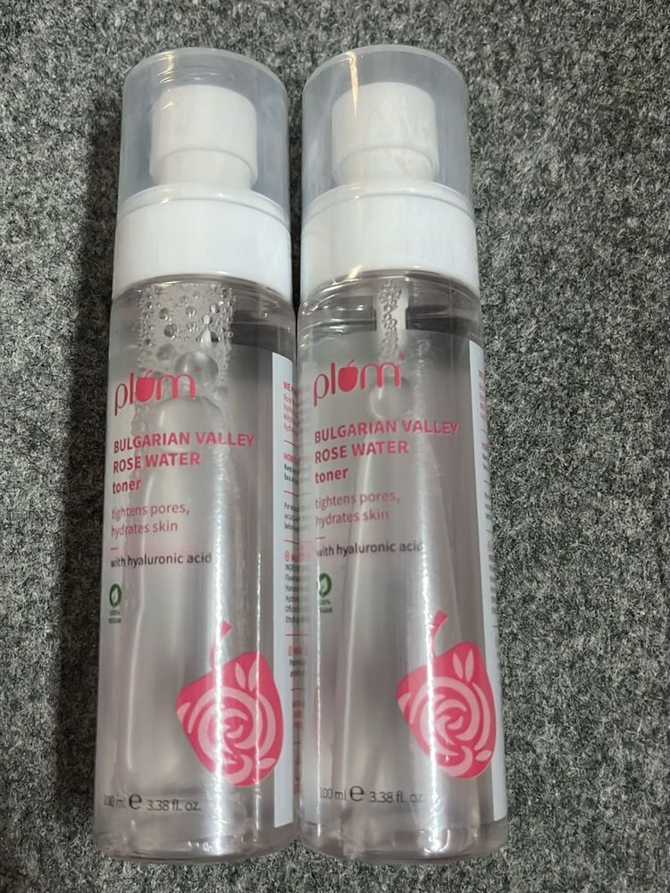 Plum Rose Water Toner Pack 2