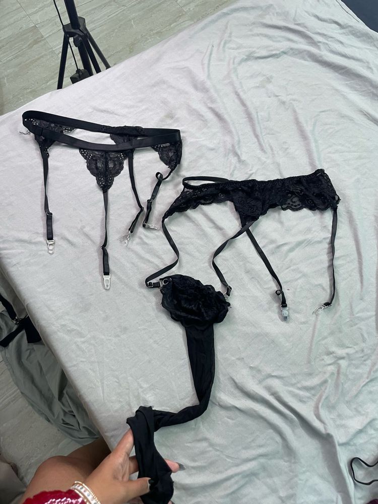 Garter Belt Set with one stocking