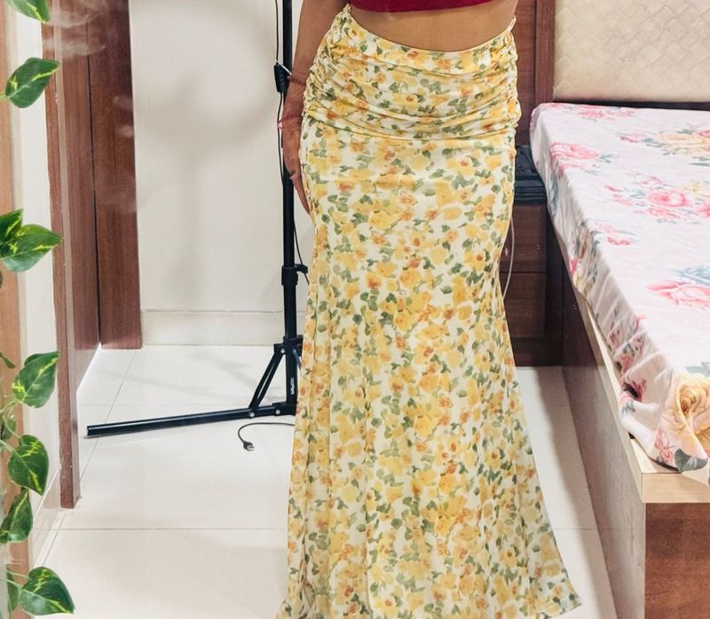 Floral Maxi Skirt