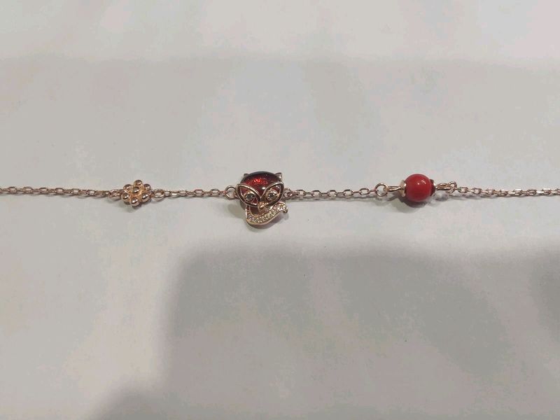 Rose Gold Bracelet Wth Hallmark