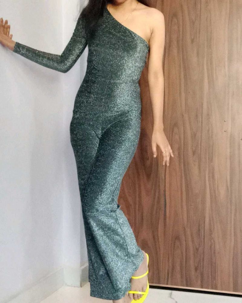 Glittery Slim Fit Jumpsuit
