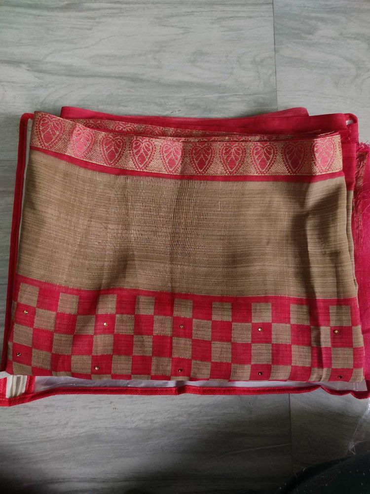 Beautiful red saree