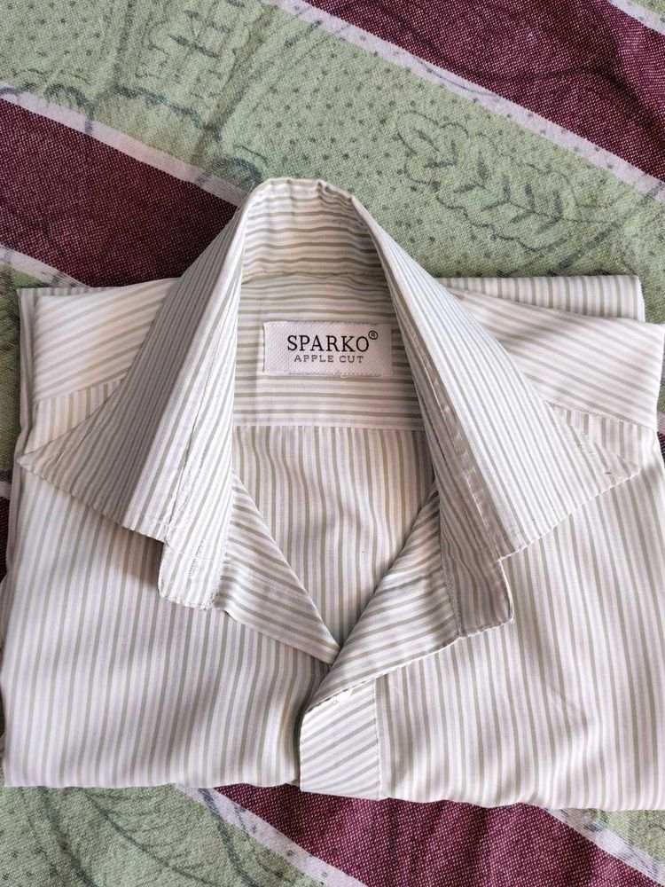 Sparky Striped Button-Up Shirt