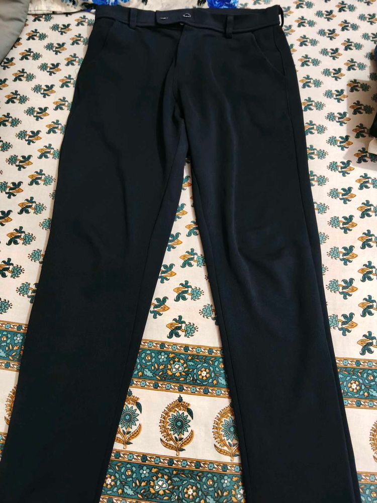 Men's Classic Black Trousers