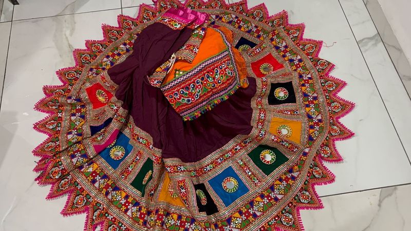 Vibrant Embroidered Lehenga Choli Set