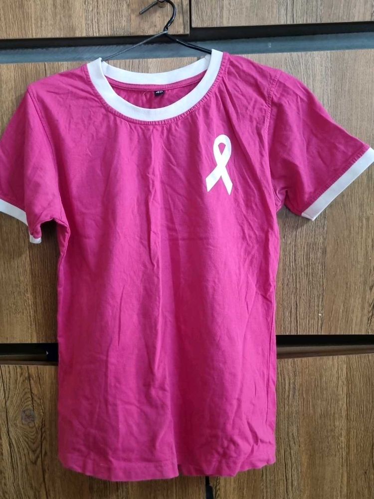 Pink Breast Cancer Awareness T-Shirt