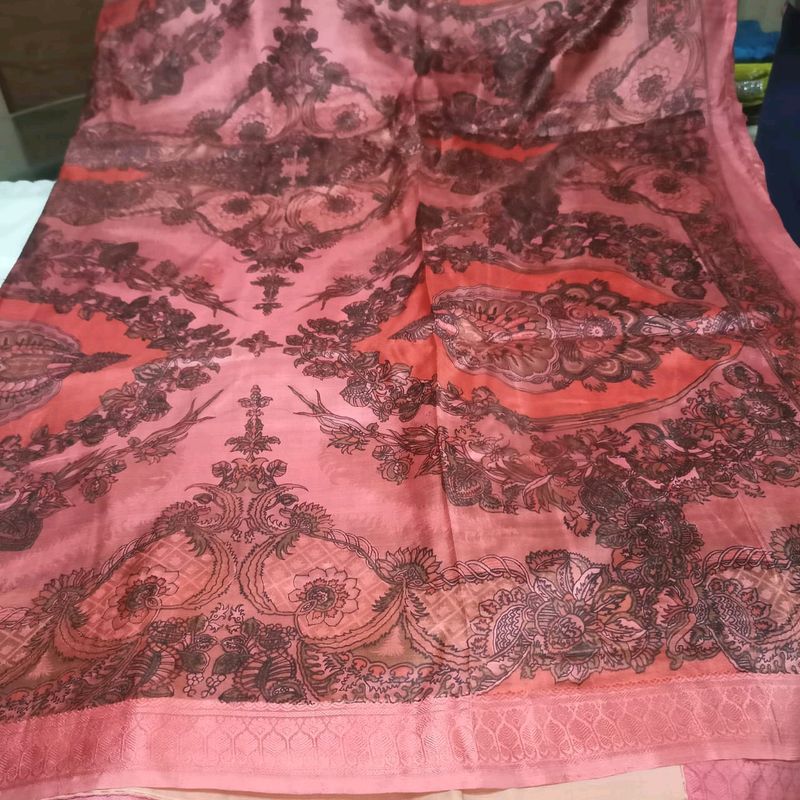Beautiful Red Silk Saree