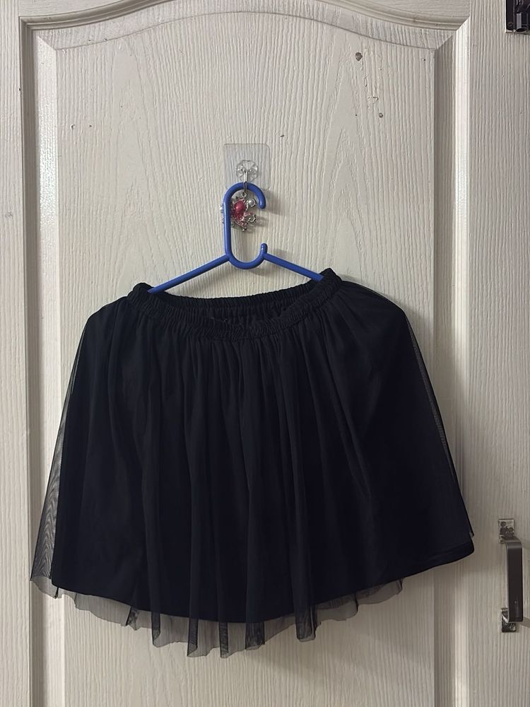 Black Tulle Skirt