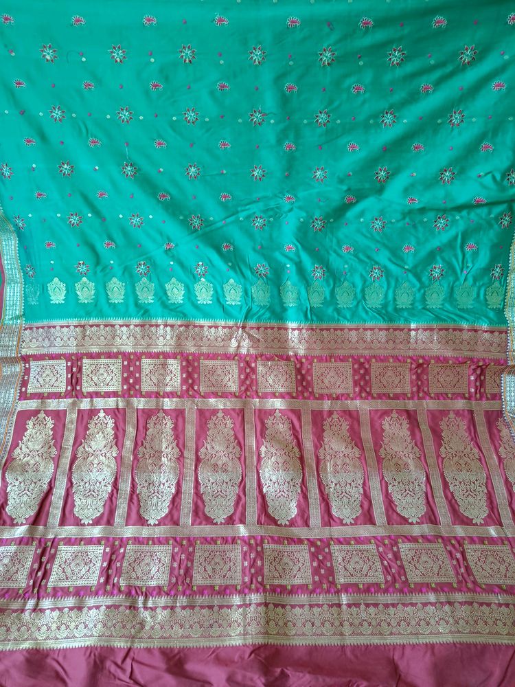 Saree with stitched blouse
