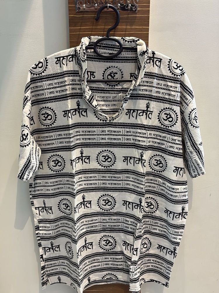 Mahakal Om Print Kurta