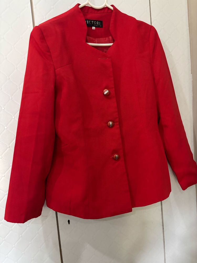 Red Formal Blazer