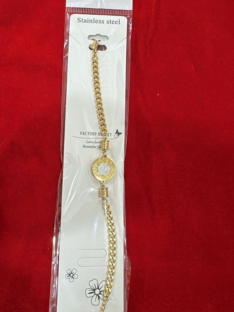 Gold Stainless Steel Bracelet