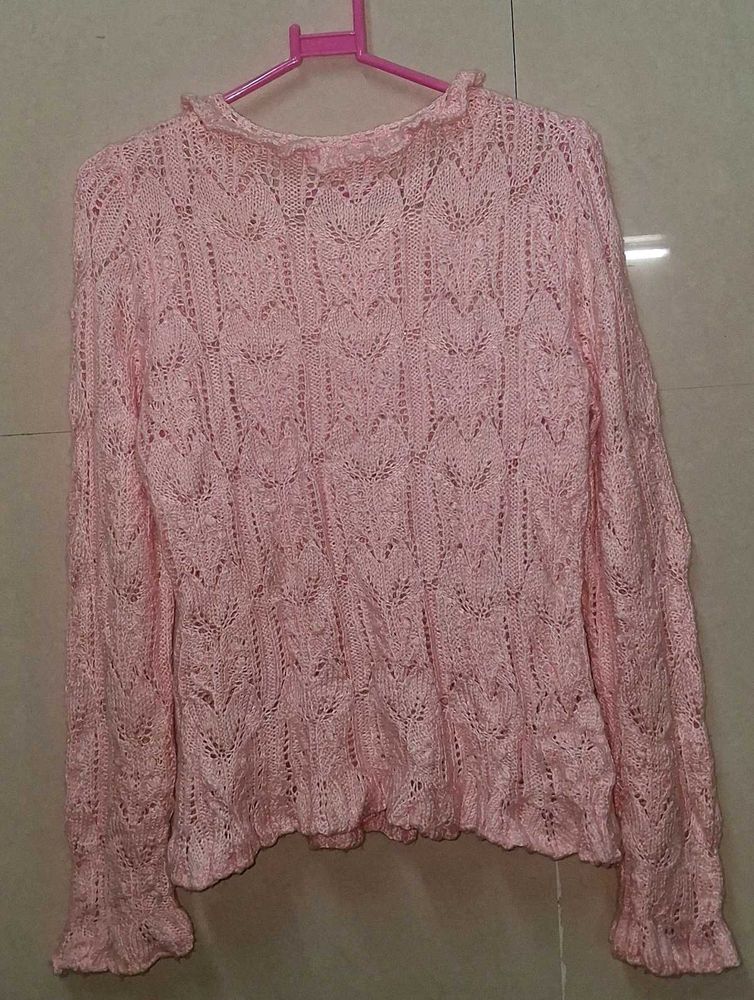 ​✨ Coquette Dream Pastel Pink Knit Top ✨
