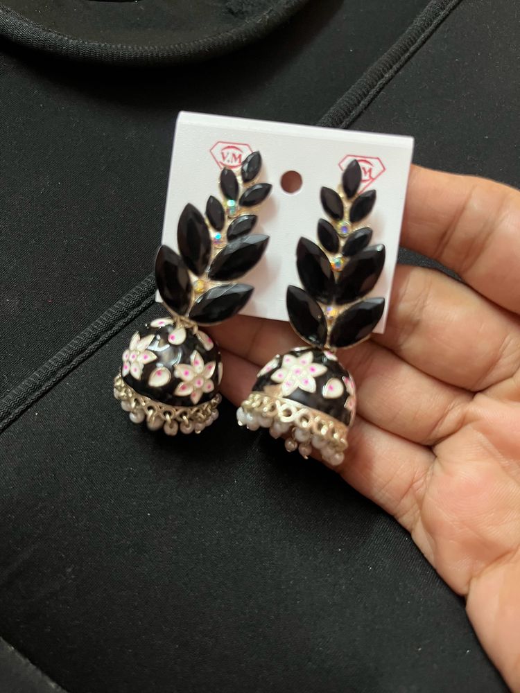 New Black Earrings