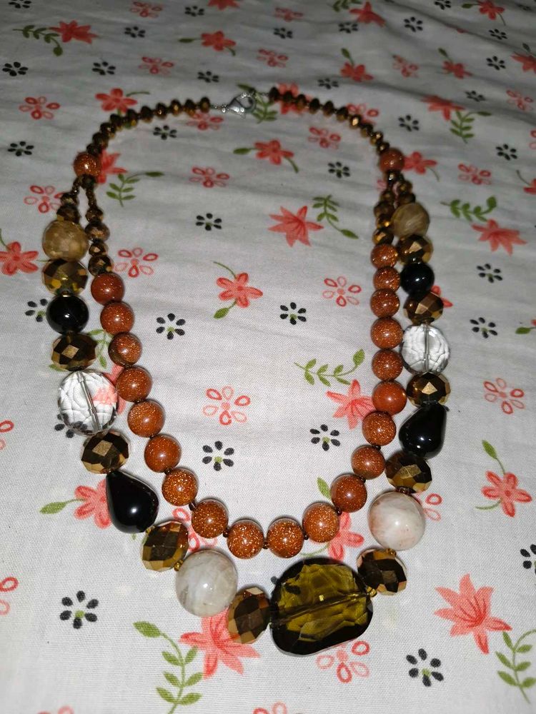 Multi-Strand Beaded Necklace