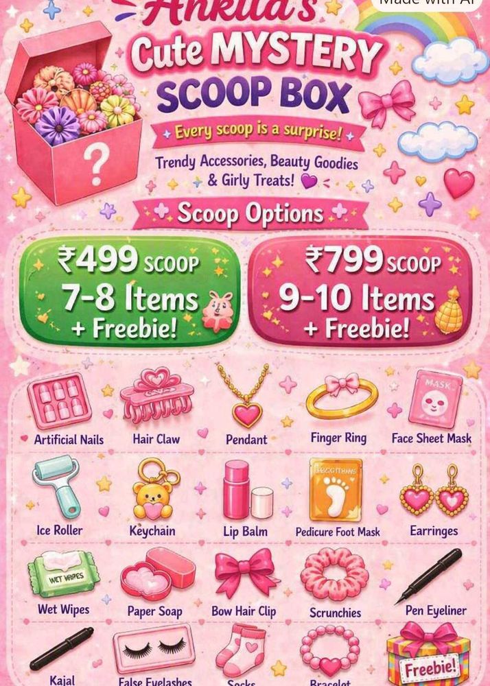 Cute Mystery Scoop Box