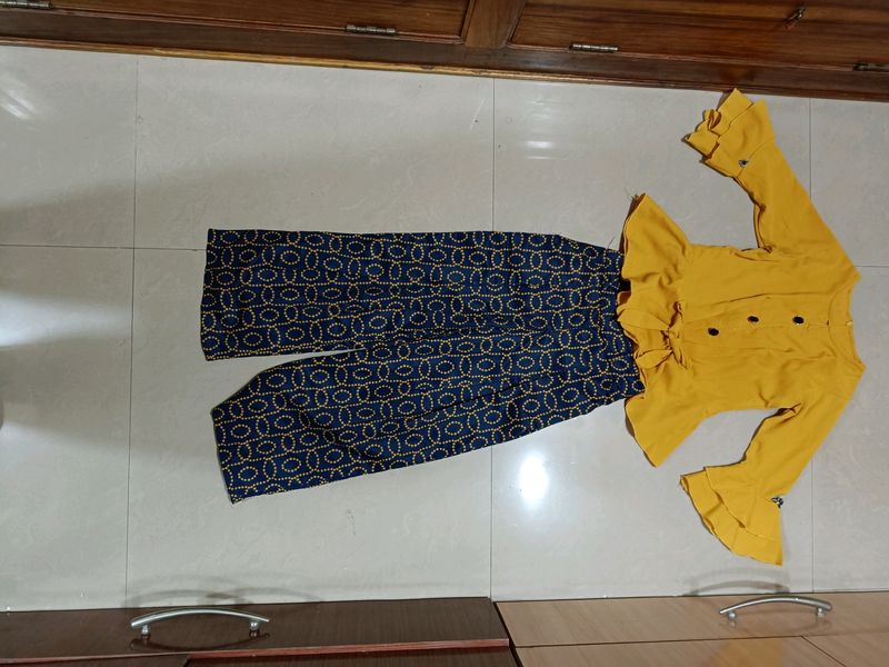 Palazzo Suit For Girl (6-8 Yr)