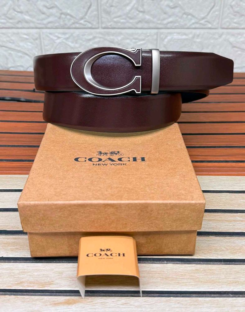 COACH IMPORTED GRIP AUTO LOCK PREMIUM BELT FOR MEN
