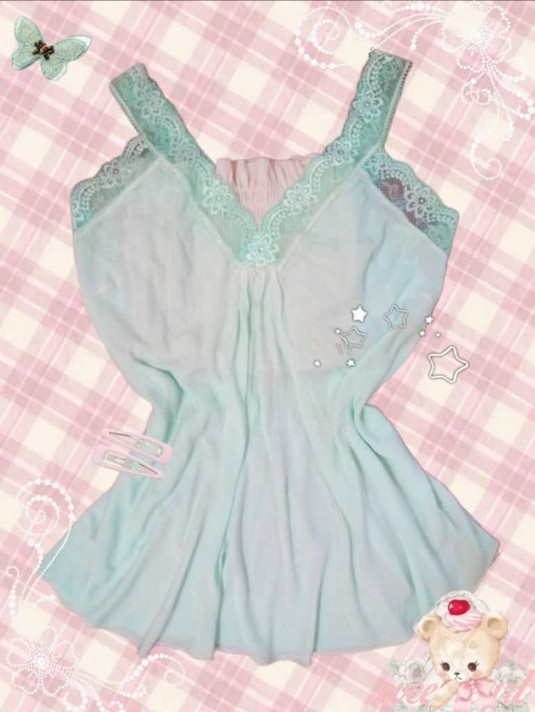 coquette, vintage Lace Trim Camisole🎀