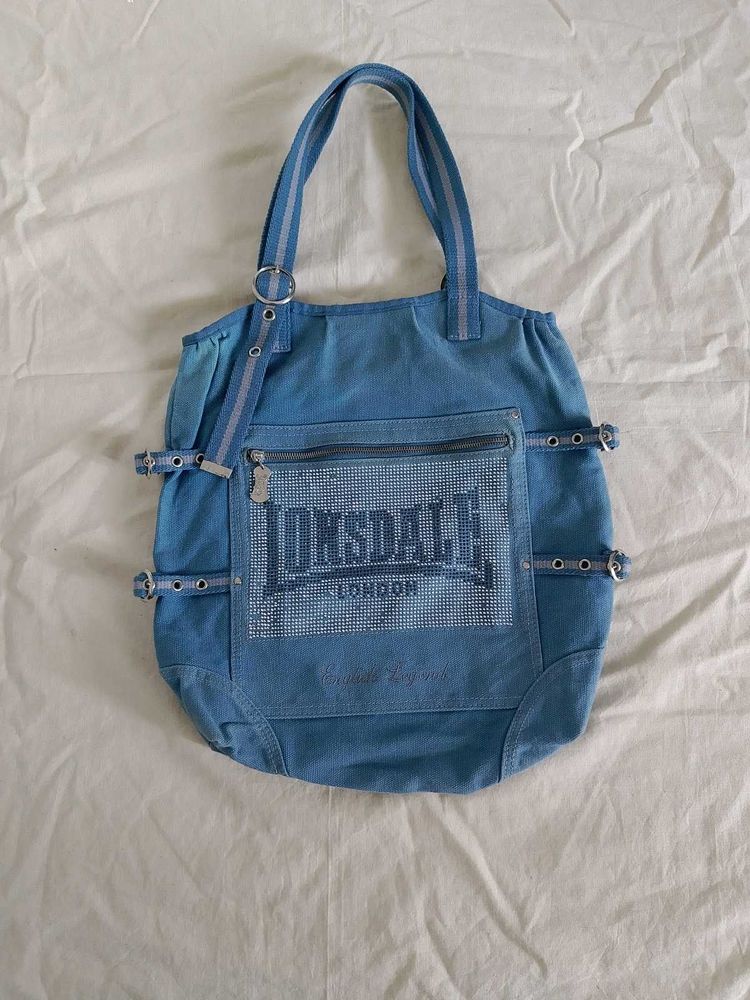 denim vintage shoulder bag
