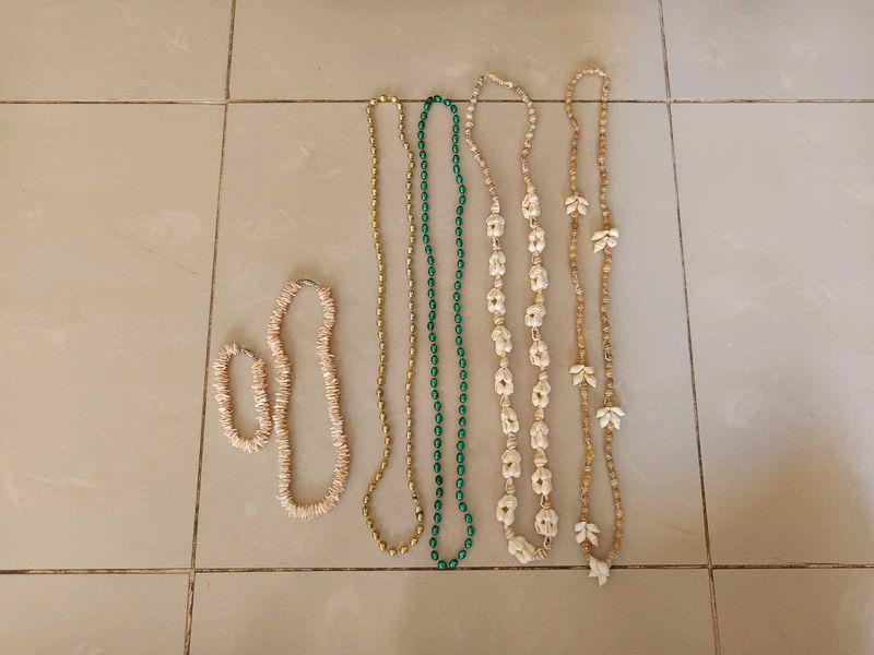 Unused Six Pieces Haar Mala Necklace