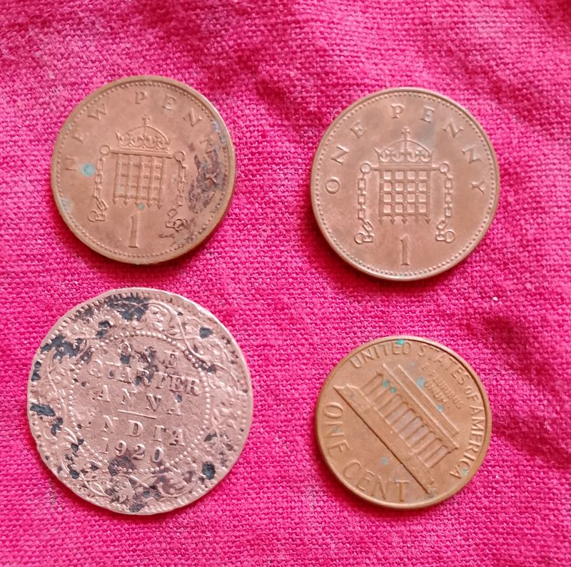 4 Foreign Rare Coins