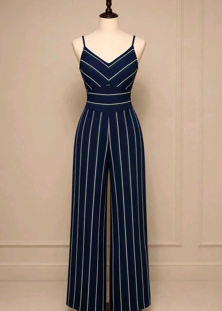 Backless Wide-Leg Jumpsuit