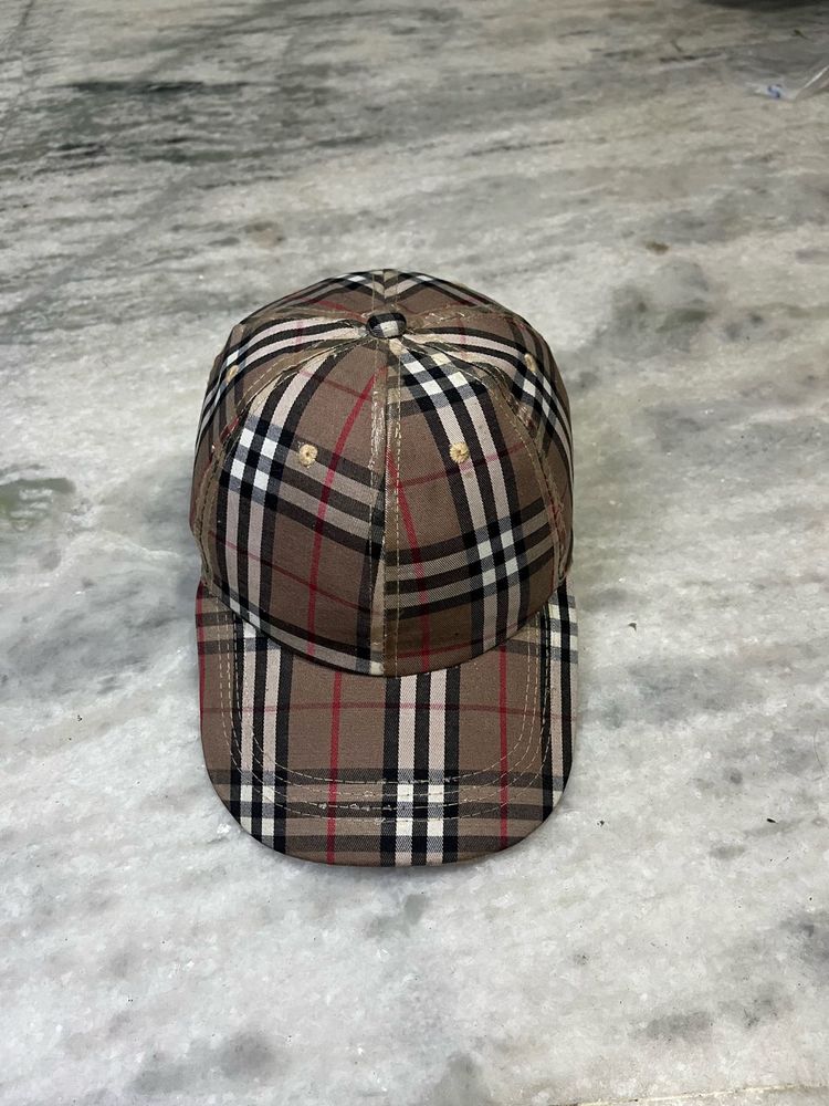 Designer Plaid Baseball Cap