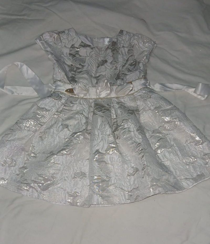 Lavender Colour Kids Western Dress 👗