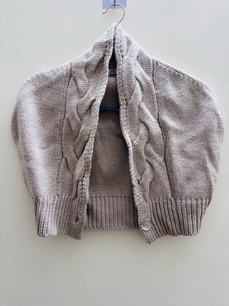 Cozy Knit Cardigan Shrug