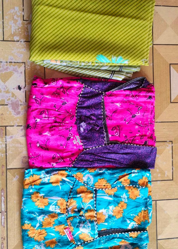 combo offer set of saree and nightys