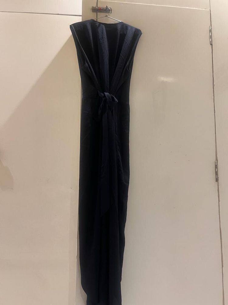 Elegant Navy Blue Maxi Dress