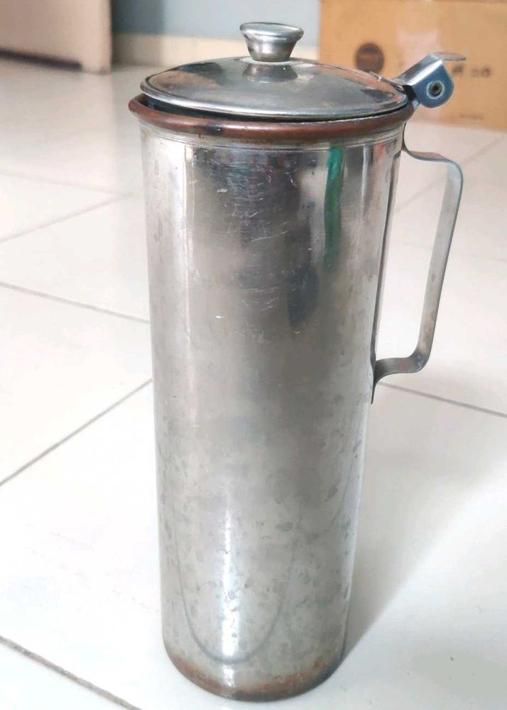 Vintage Stainless Steel Water Pitcher