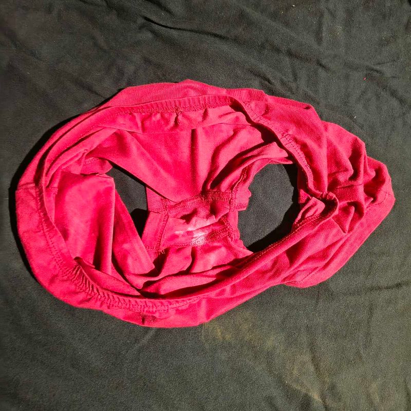 Red Cotton Briefs