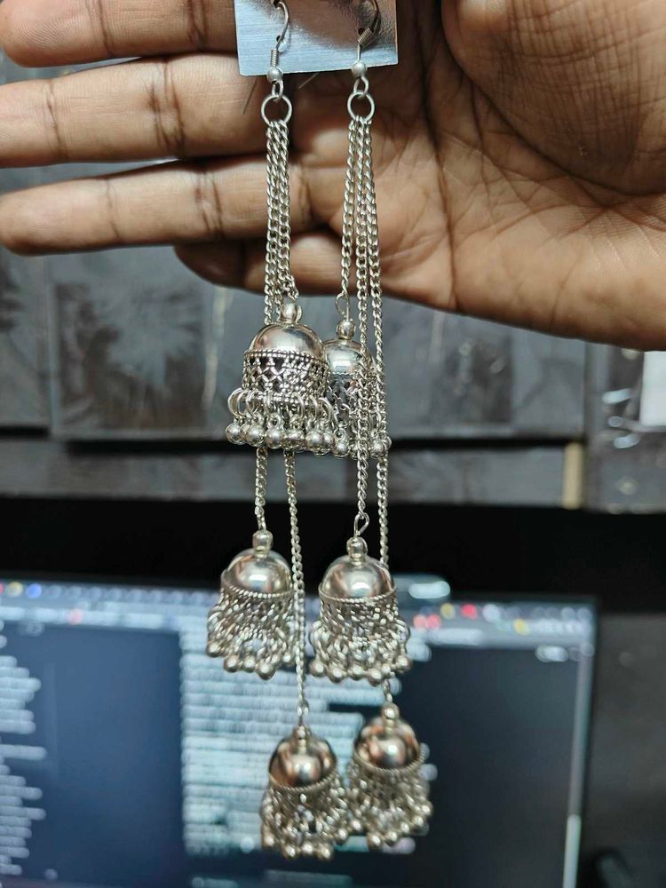 Elegant Silver Dangle Earrings