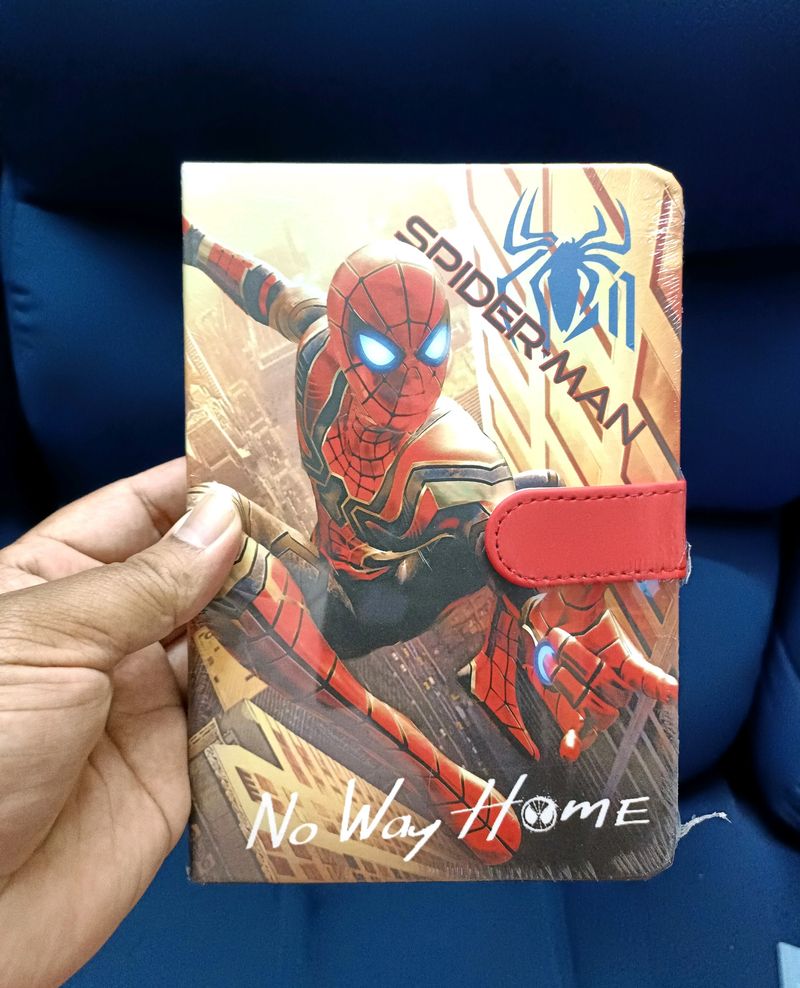 Spiderman Print High Quality Magnetic Dairy