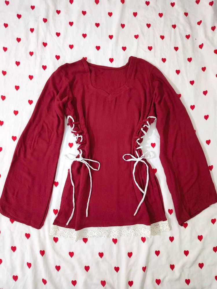 Side Corset short Kurti 🍒