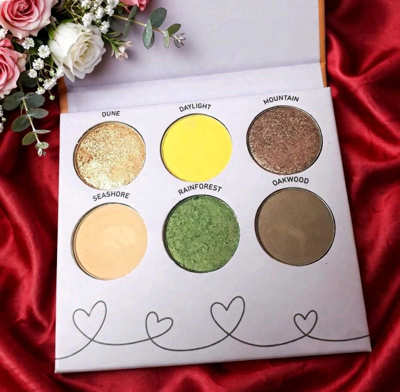 6 Color Eyeshadow Palette Earth