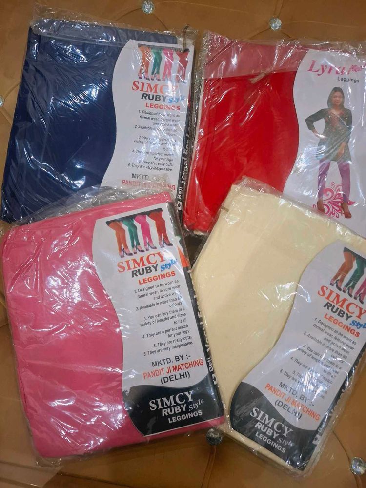 Pack of 4 Color Leggings