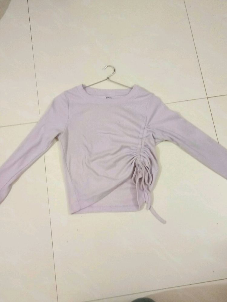 Lavender Crop Top