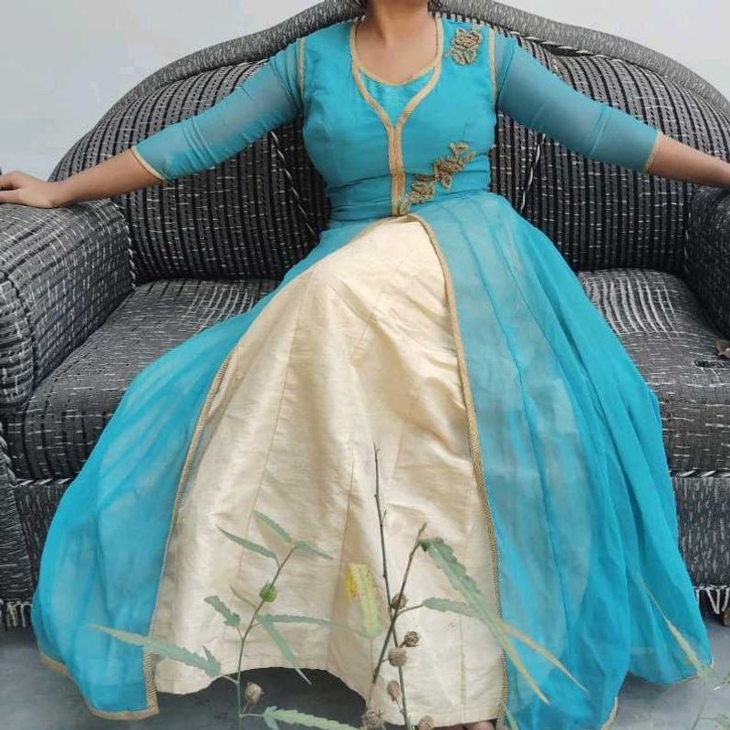 stylish dress indowestern