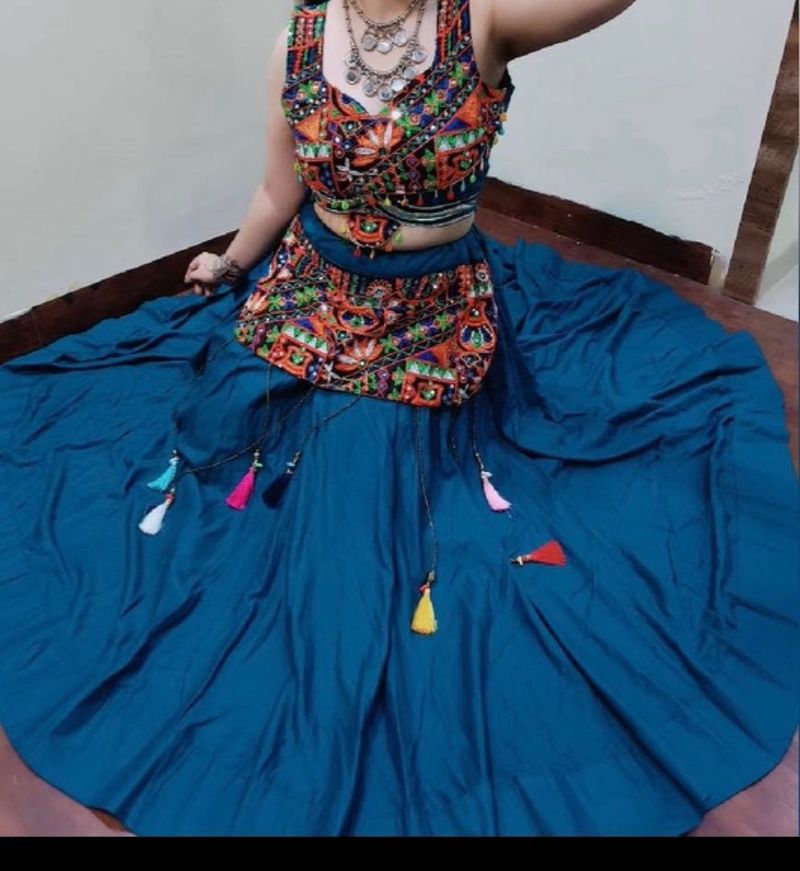 Embroidered Choli and Skirt Set