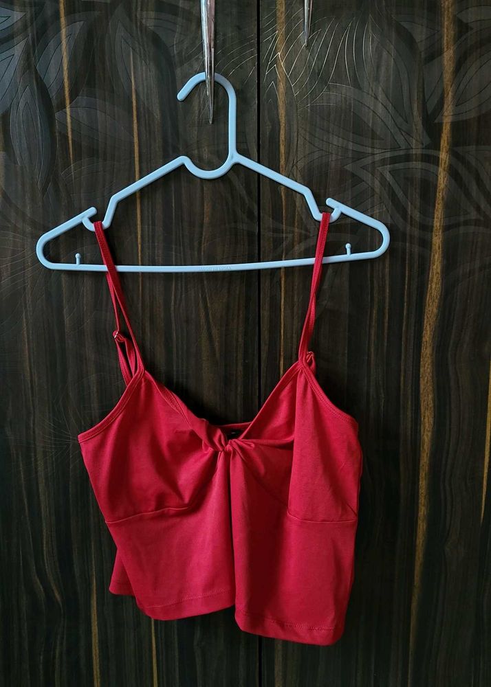 Red Camisole Top