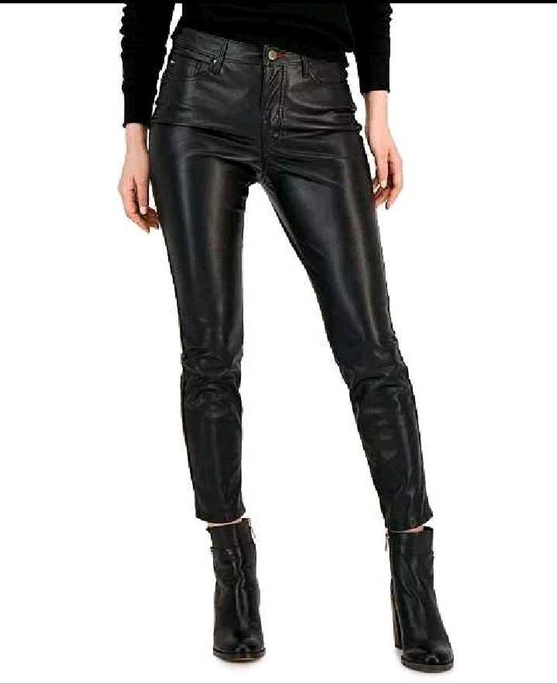 Korean Black Coated Skinny Fit Jeans ♡♡