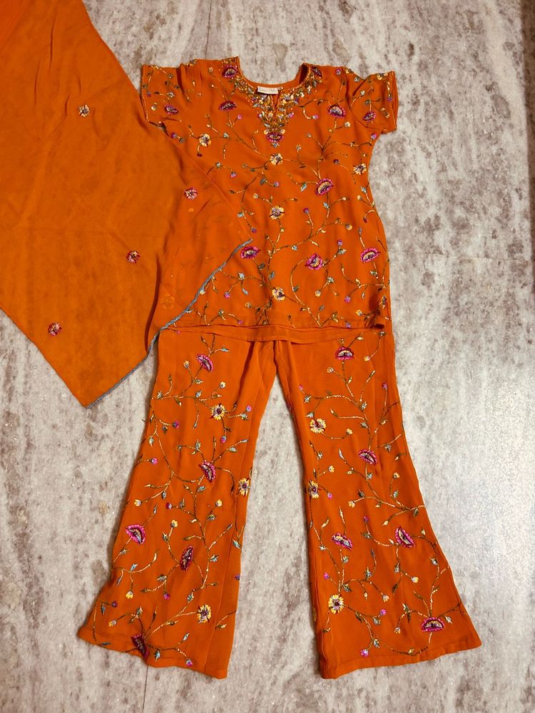 Vintage Bollywood Kurta Set with Dupat