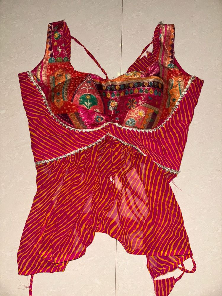 NAVRATRI LERIYA PRINT BLOUSE