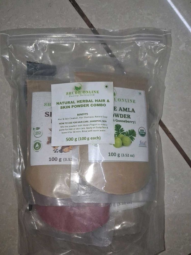 Shudh online Natural Hair &amp; Skin Powder